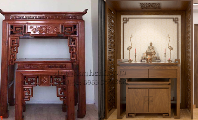 Mẫu bàn thờ đẹp chung cư nhỏ - phù hợp phong thủy Mẫu bàn thờ đẹp chung cư nhỏ - phù hợp phong thủy
