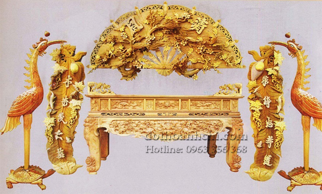Bàn thờ gỗ mít đẹp mang may mắn thịnh vượng đến cho gia chủ Bàn thờ gỗ mít đẹp mang may mắn thịnh vượng đến cho gia chủ