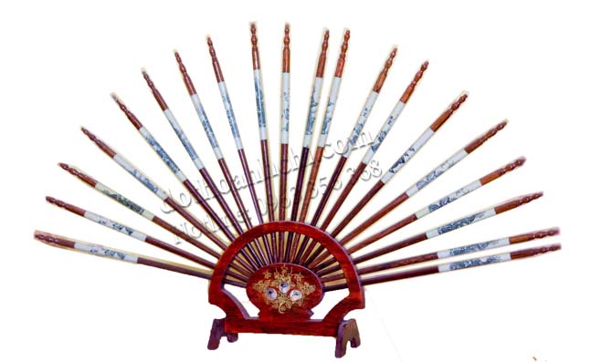 Bộ đũa thờ gỗ